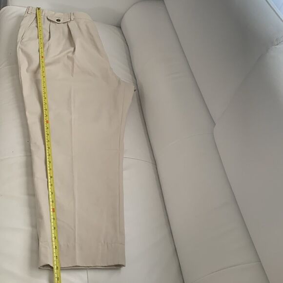 Eddie Bauer Relaxed Fit Wrinkle Resistant Cotton Beige Men’s Pants Size 48 - Picture 5 of 11